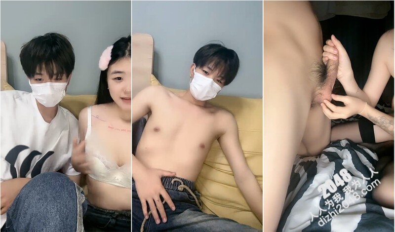 男帅女嫩年轻小情侣,小夥真的帅气,小奶狗壹样,妹子乐呵呵说占便宜了,张开腿求干